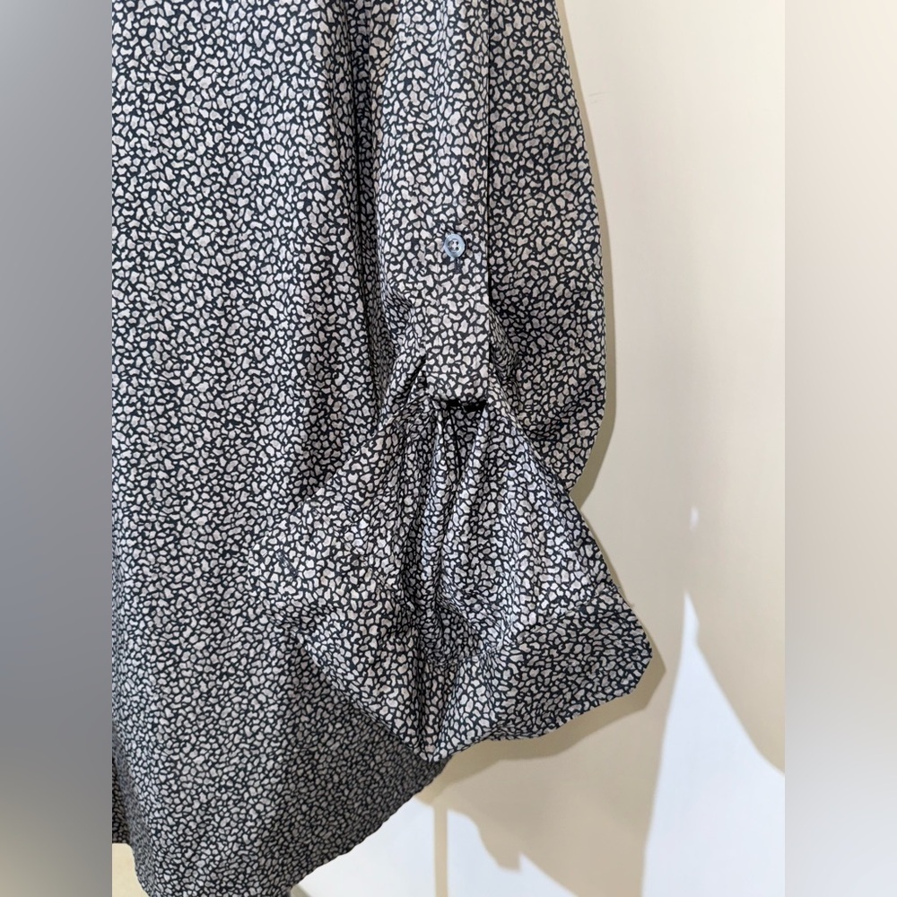 SYNRGY Black and White Patterned Men's Shirt - Picture 4 of 5